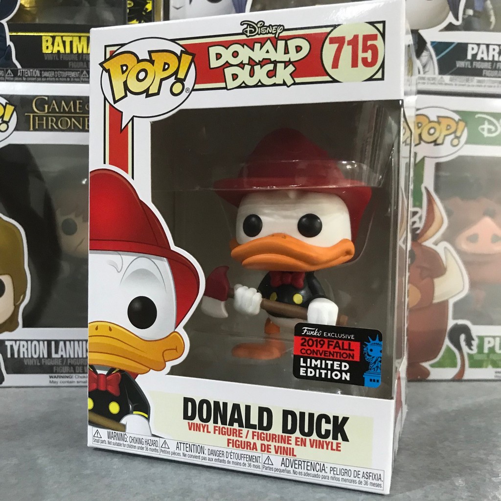 【餓球玩具】 FUNKO POP NYCC 限定 唐老鴨 消防員  Donald Duck