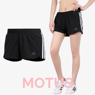 Motus | adidas Pacer 3-Stripes 短褲 三線 黑Logo 真理褲 DU3502