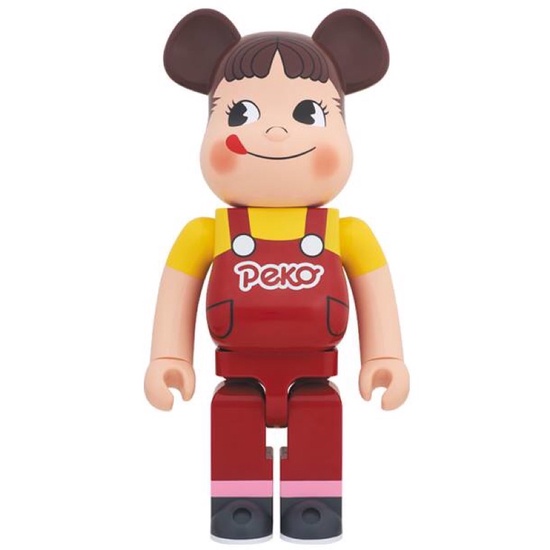 全新未拆 雙盒be@rbrick x 初代Peko不二家牛奶妹1000%