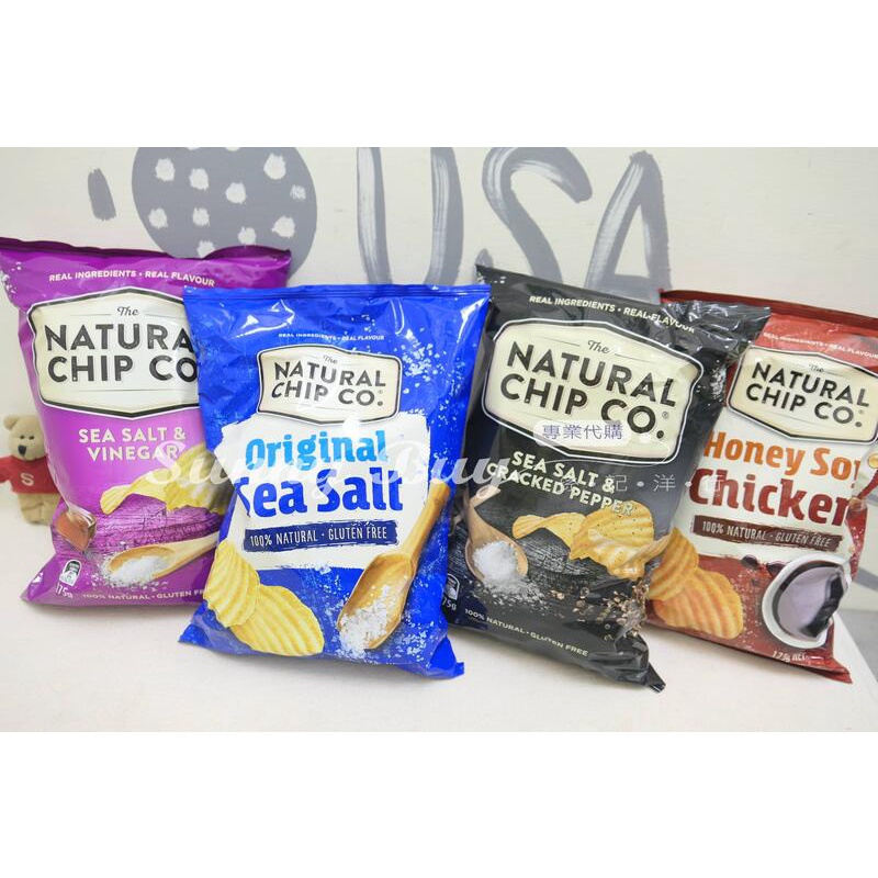 【Sunny Buy寶貝館】◎現貨◎澳洲 Natural CHip Co 波浪厚片洋芋片 175g海鹽黑胡椒 海鹽酸醋