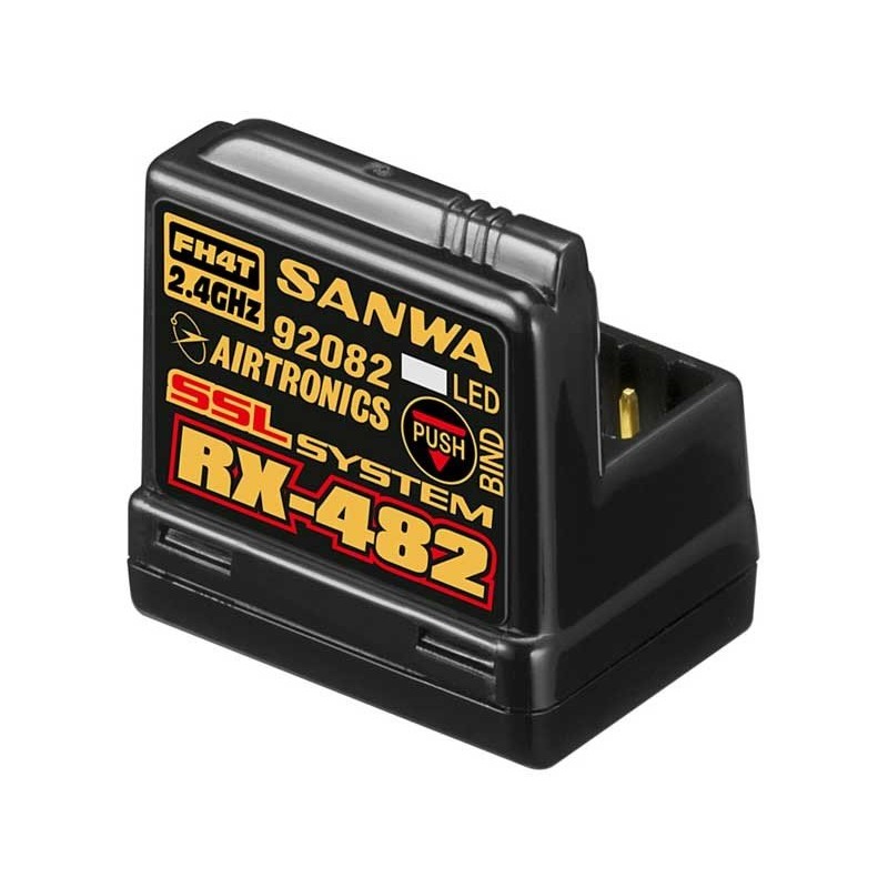 RC小舖**SANWA RX-482 2.4G 無天線雙向傳輸接收機M12S/Exzes Z/MT-4S 