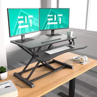 【臺灣48小時出貨】電腦桌/折疊電腦桌 站立辦公升降臺辦公工作桌站立式電腦升降桌 筆電支架 可移動升降桌