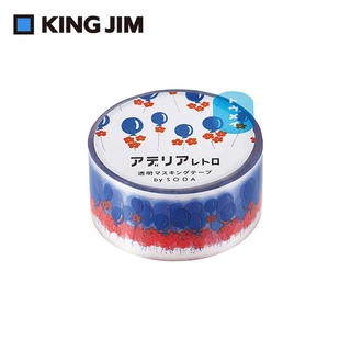KING JIM Hitotoki Soda透明PET卷狀膠帶/ 20MM/ 氣球/ CMT20-012 eslite誠品