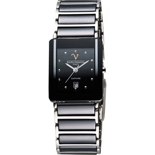 Valentino時尚質感陶瓷腕錶