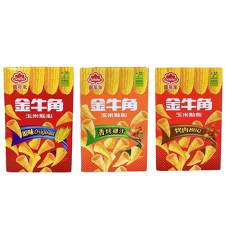 喜年來金牛角60g-美國玉米原味、香烤雞汁、烤肉BBQ、壽喜燒50g