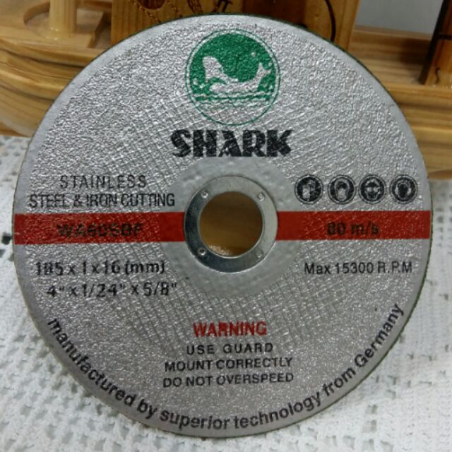 SHARK鲨魚牌1.0mm砂輪片 鐵工廠指定專用 手提砂輪機切片