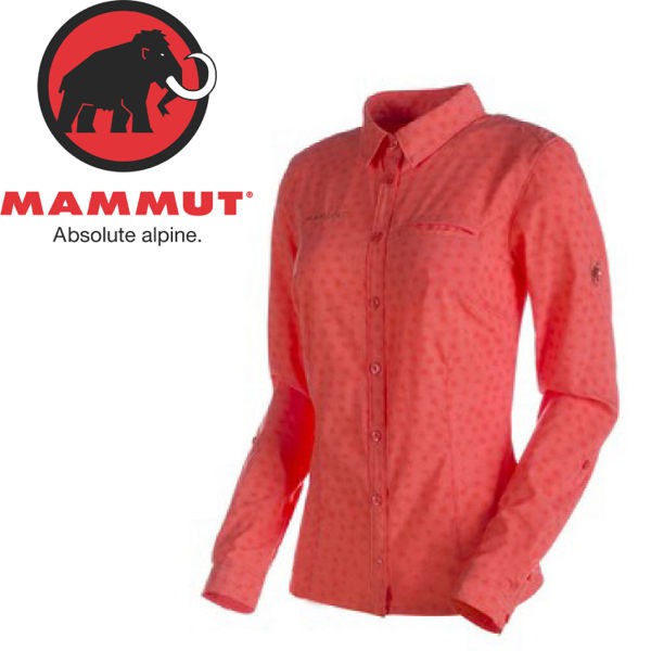 MAMMUT 長毛象 女款Trovat Advanced Longsleeve長袖襯衫《小檗紅》/02560/悠遊山水