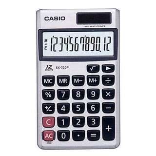 【CASIO】卡西歐 國家考試用計算機 SX-320P 12位數 臺灣卡西歐保固兩年