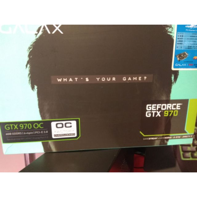 可議價 保內影馳GALAX GTX 970 4G 雙風扇二手良品 (同1060 3g RX 570)