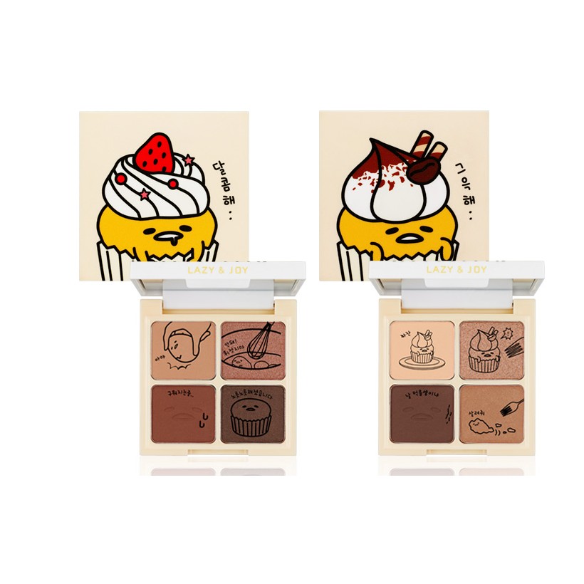 官網預購 Holika 蛋黃哥 限量 Lazy&amp;Joy 甜蜜蛋糕眼影