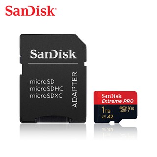 SANDISK Extreme PRO 1TB A2 V30 microSDXC U3 UHS-I 速度高達 200MB