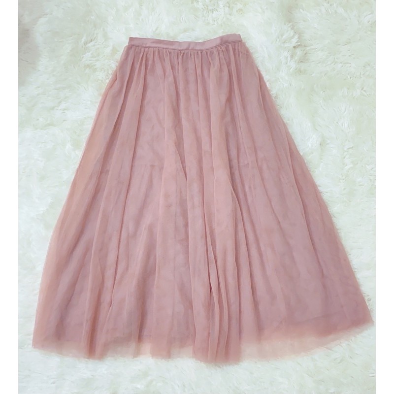 PAZZO紗裙-粉色S號