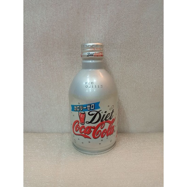 日本 2002年 健怡 可口可樂 Diet 275ml 275毫升 普通版 子彈罐 鋁罐