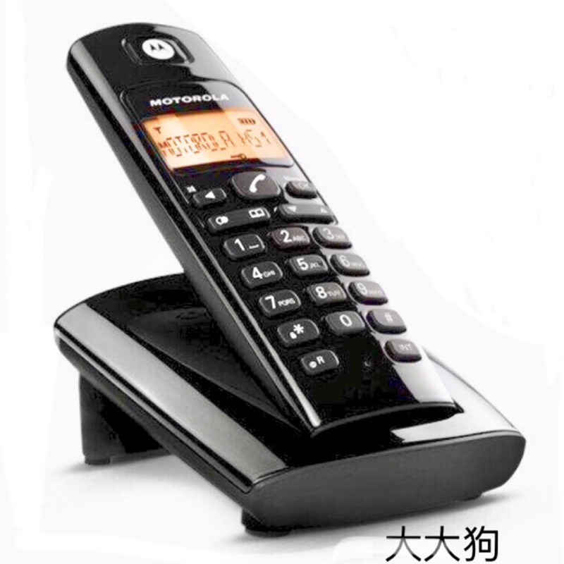 大大狗》 Motorola 摩托羅拉1.8GHZ 。數位電話D-1010家用電話沒有免持 
