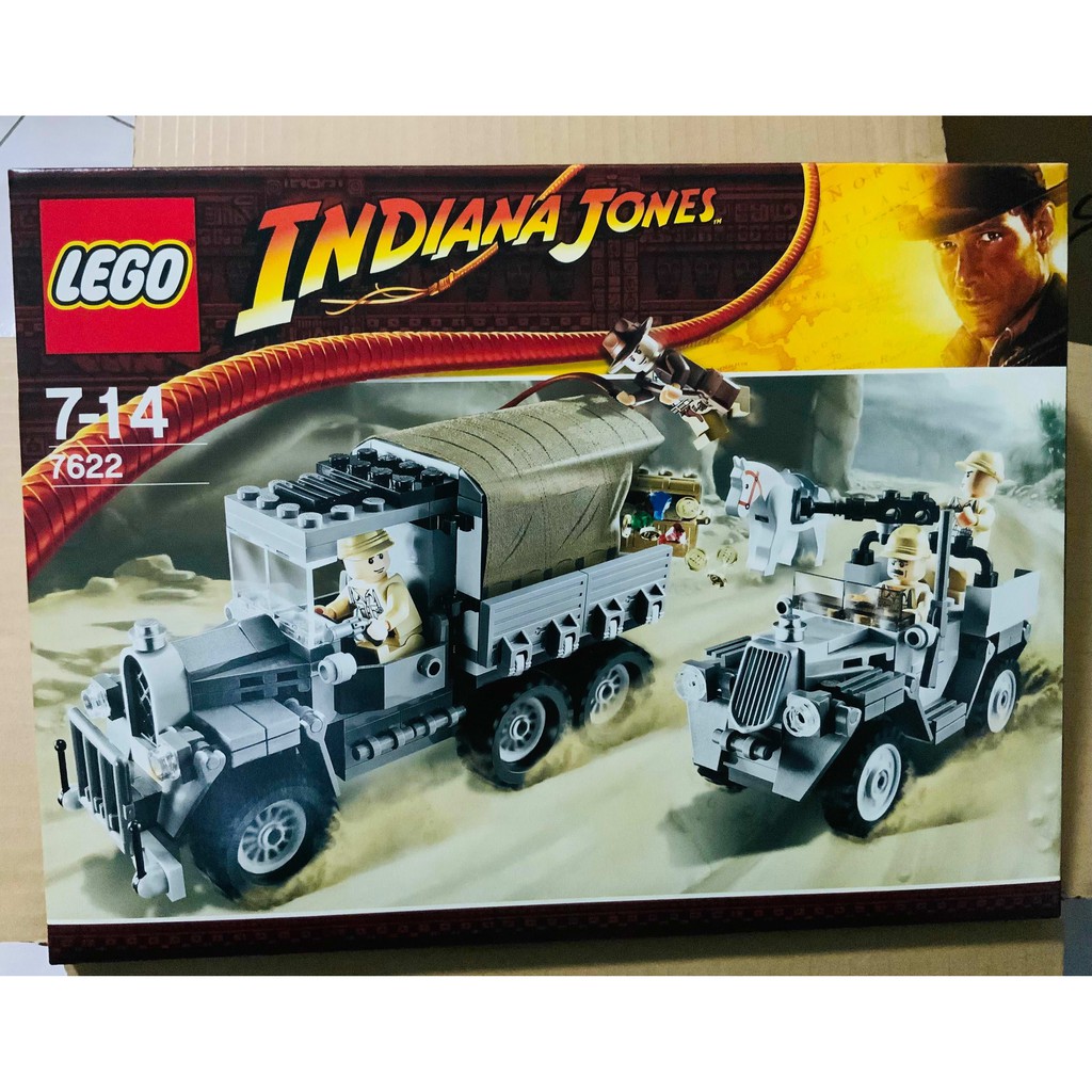 Lego 7622 可刷卡 全新盒裝 樂高 indiana jones 印地安納瓊斯 奪寶奇兵 印地安 納瓊斯 絕版