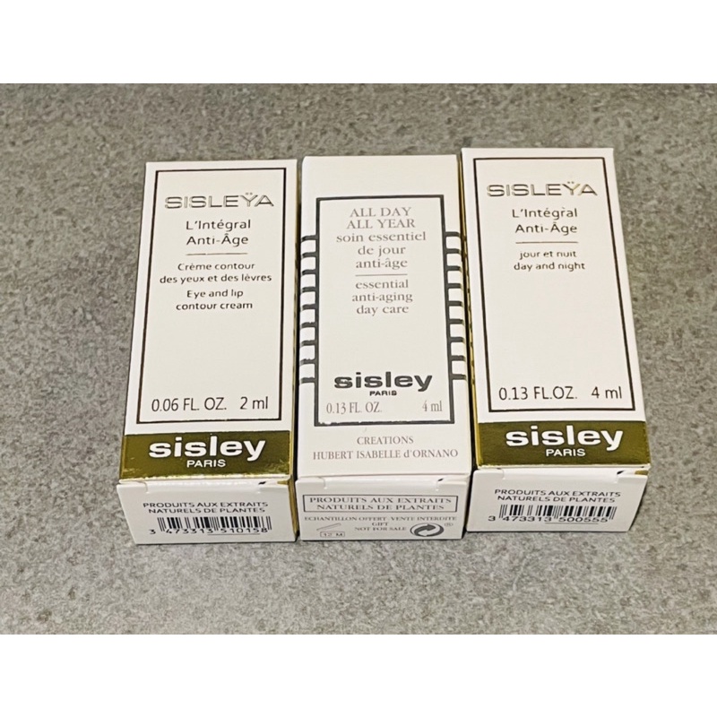SISLEY-抗老三件組 抗皺活膚御緻駐顏霜、全能防禦精華、抗皺活膚御緻眼唇霜