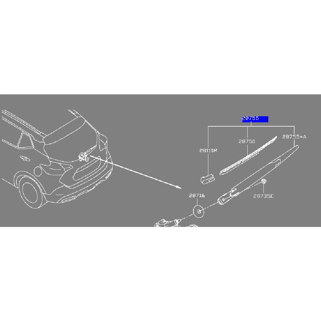日產大盤 NISSAN 原廠 KICKS P15 雨刷片 雨刷臂 後雨刷片 後雨刷臂