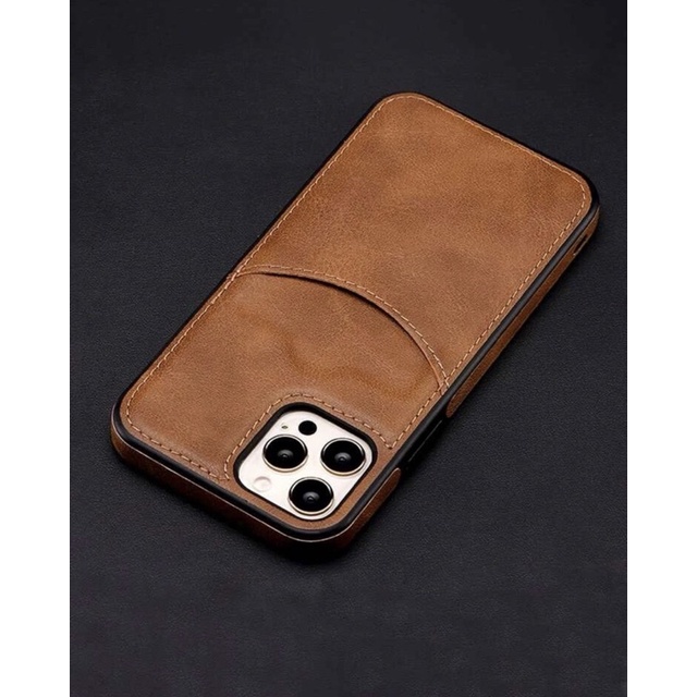 棕色 PU 皮革 卡槽 手機殼 保護殼 防摔殼 蘋果 Apple iPhone