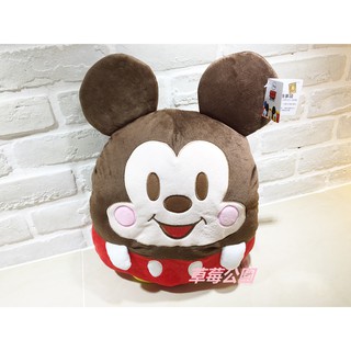 草莓公園【迪士尼 Mickey 米奇 手暖枕 造型絨毛娃娃 暖手枕 靠枕 抱枕】