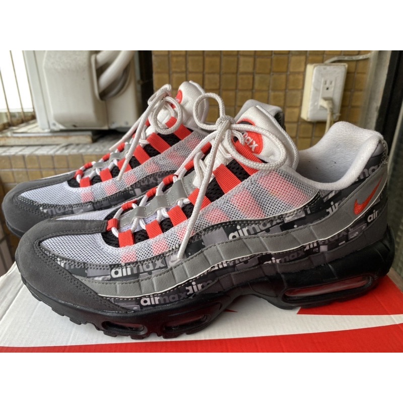 Nike Air Max 95 OG Solar Red 豔陽紅 AT2865-100二手9成新US11