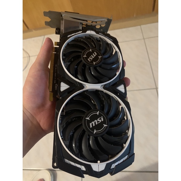 MSI RX580 8G OC 二手 過保 無盒