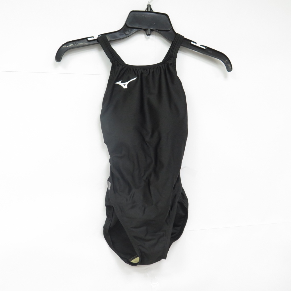 MIZUNO SWIM BASIC 素色連身泳衣 附罩杯 N2GA120109 黑【iSport商城】