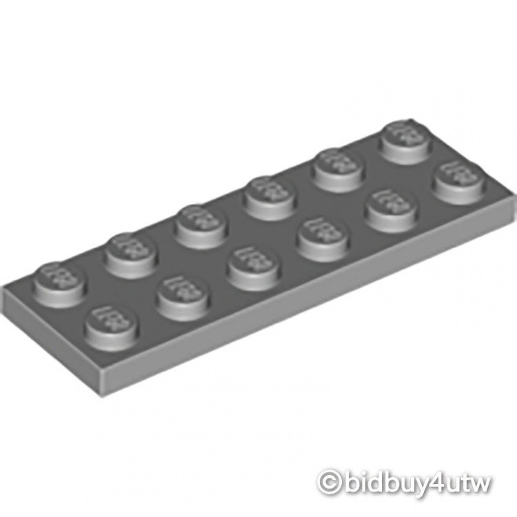 LEGO零件 薄板磚 2x6 3795 淺灰色 4211452【必買站】樂高零件