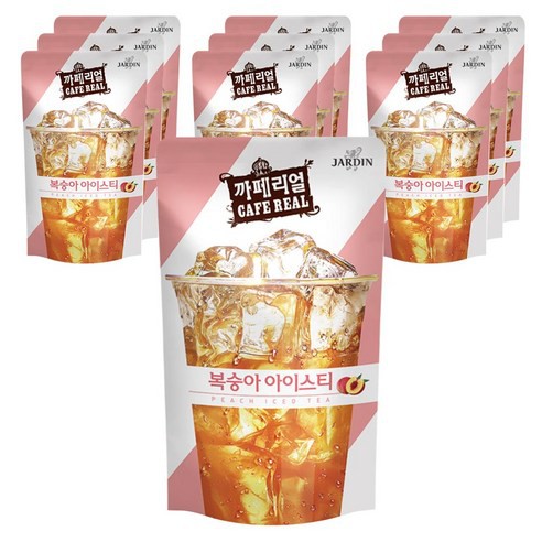 韓國jardin Cafe Real Peach Iced Tea 水蜜桃冰茶230ml X 10包 蝦皮購物