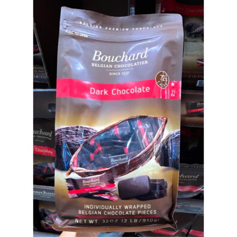 Costco好市多 Bouchard 72% 黑巧克力 910g  dark chocolate