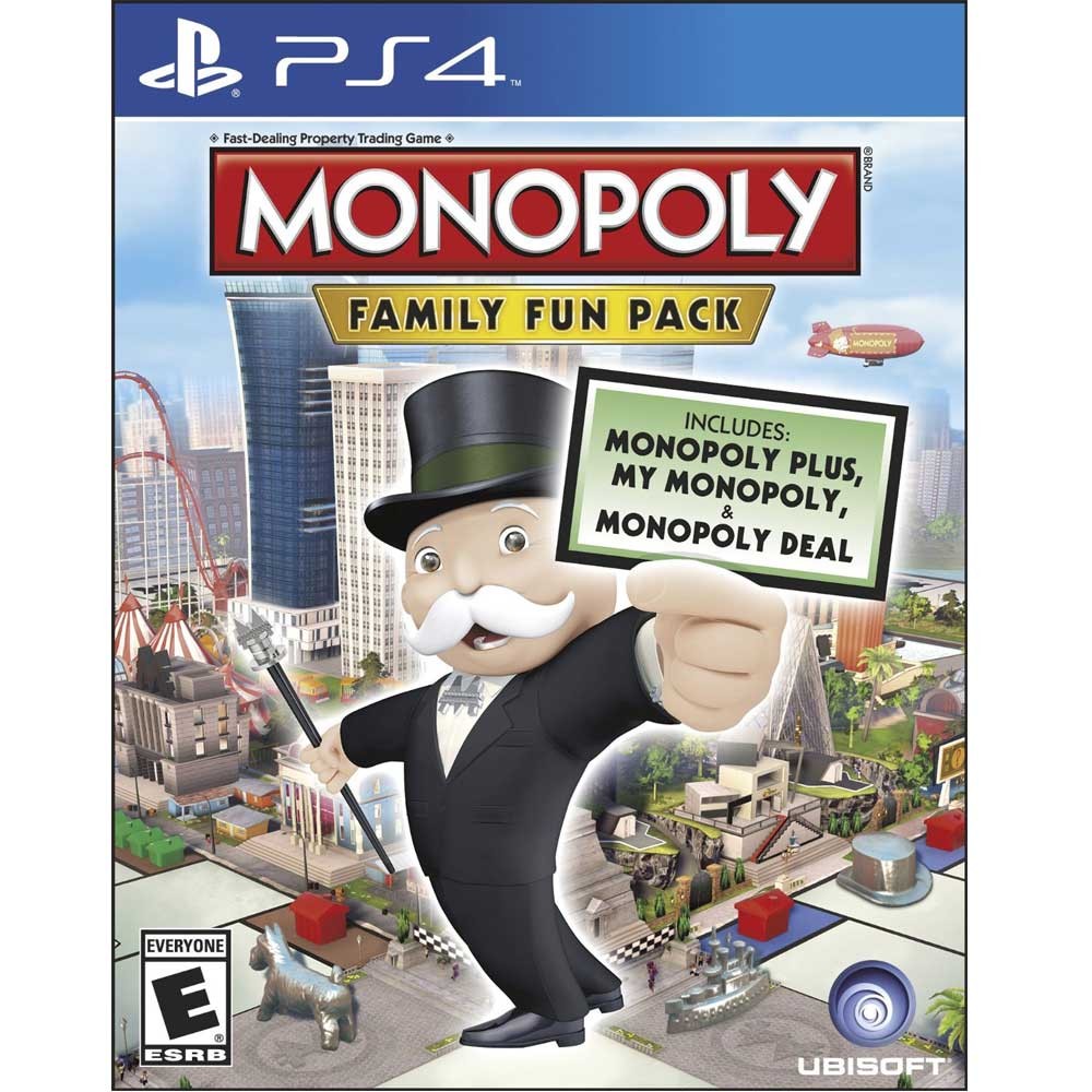 Ps4 地產大亨家庭歡樂包英文美版monopoly Family Fun Pack 一起玩 現貨 蝦皮購物