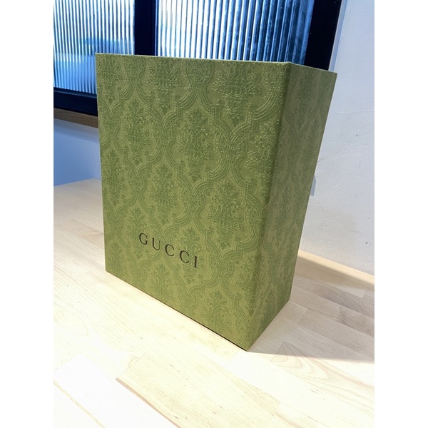 新款GUCCI綠色磁吸紙盒