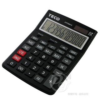 ⚡臺灣發貨⚡TECO東元桌上型12位元計算機 XYFXM012 (黑色)