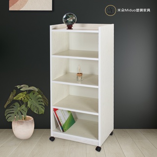 【米朵Miduo】四格塑鋼置物收納櫃 餐櫃 碗盤櫃 活動櫃(寬63.5X深45X高153公分)