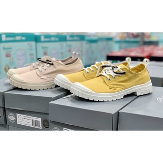 =CodE= PALLADIUM PAMPA SP20 LOW CANVAS帆布軍靴(粉紅黃)76837-612 730