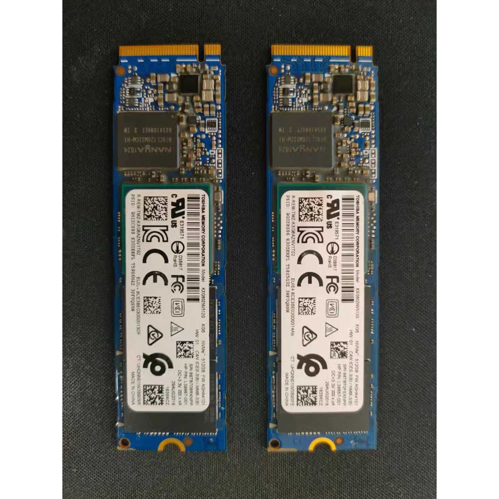 【TOSHIBA 東芝】SSD PCIE NVMe 512G KXG60ZNV512G(拆機良品)