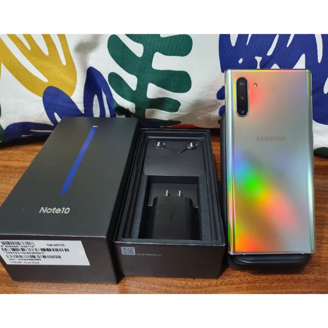 【Samsung】Galaxy Note 10 8G/256G 星環銀 附無線充電盤(note10+,s10,s10+)