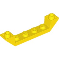 樂高 Lego 黃色 6x1 雙邊 反向 斜面磚 52501 Yellow Slope Inverted Double