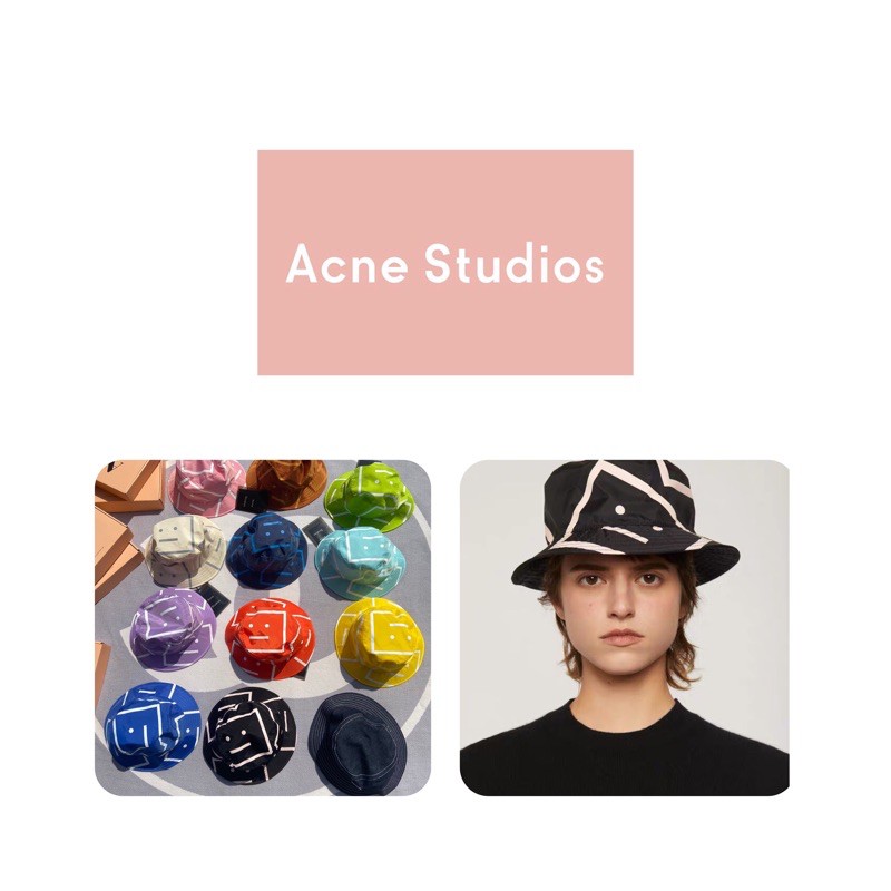 【正品】🔴可分期 Acne Studios 笑臉 漁夫帽 春季 夏季 旅遊 必備 盒裝 【單幫客】🔴