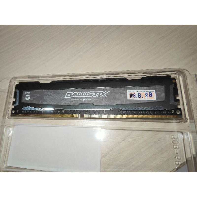 美光 Ballistix DDR4-3200 16G 單支