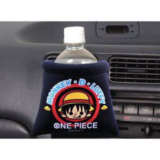 車之嚴選 cars_go 汽車用品【CE33】日本 ONE PIECE 航海王/海賊王 魯夫 冷氣口飲料置物袋收納袋