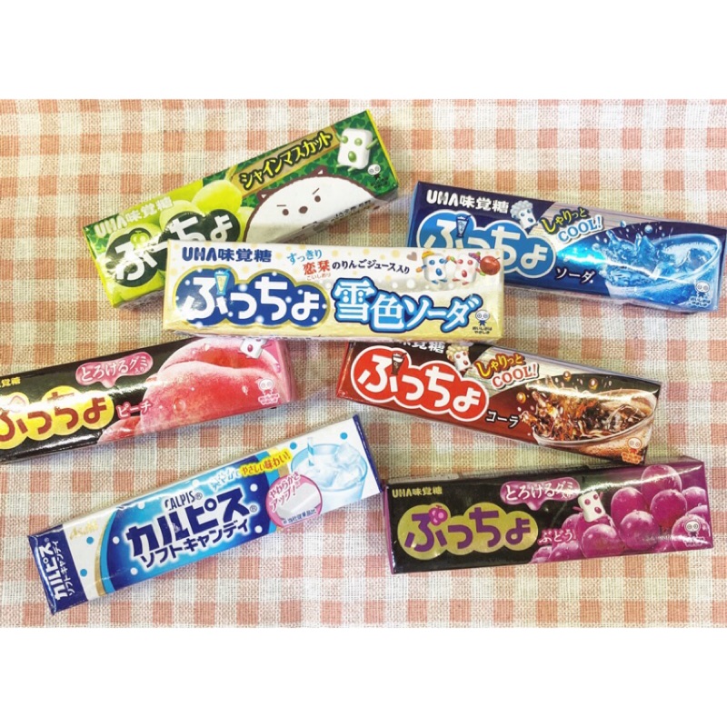 （現貨供應）（買十送一專區）🇯🇵日本UHA味覺噗啾條糖