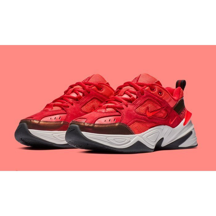 m2k tekno red suede