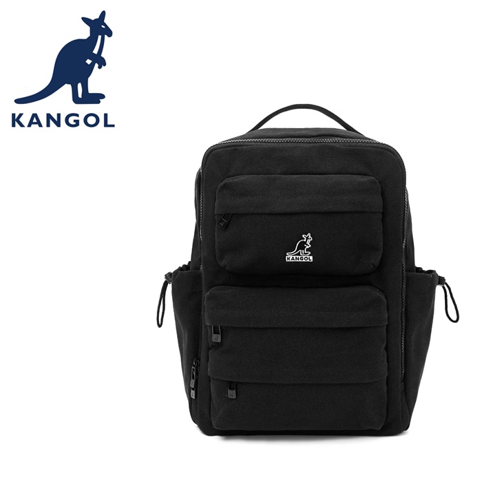 KANGOL 英國袋鼠 後背包 61551742 黑色 米白