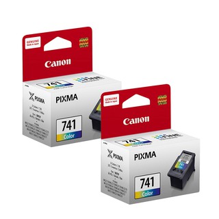 【蝦皮直營】Canon CL-741 原廠彩色墨水匣組合(2彩) 廠商直送