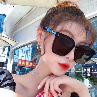 韓國最前線明星網紅同款金三點流行復古男女款太陽眼鏡-ric