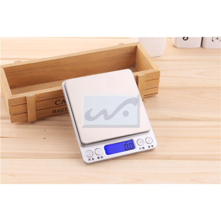 【臺灣現貨附發票】 0.1g/3Kg 電子秤 不銹鋼 送 託盤 電池 廚房秤 料理秤 烘焙秤 磅秤 非供交易用