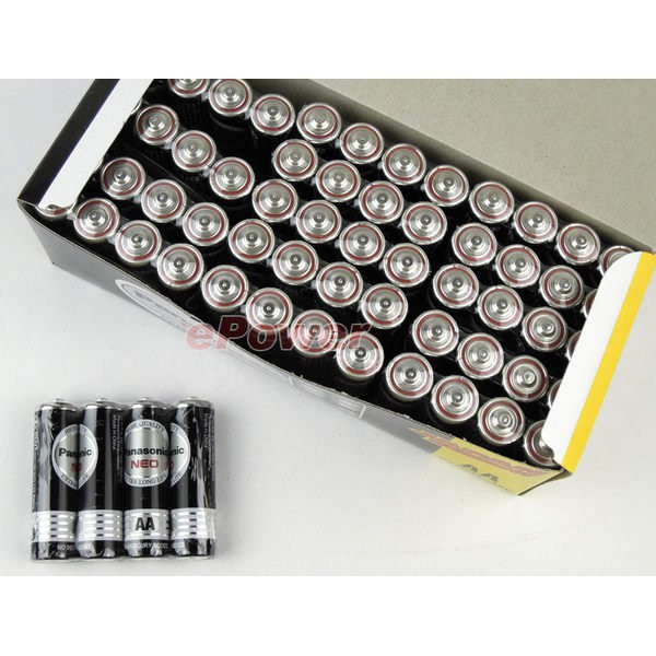 《動力屋》Panasonic國際牌黑色3號 / 4號 NEO錳乾電池 碳鋅電池1盒60顆(恆隆行)
