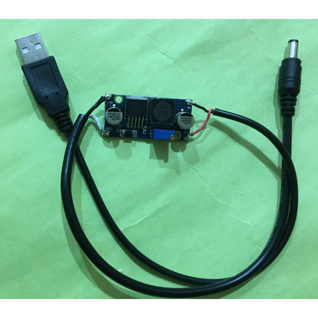 XL6009 USB升壓線 5V轉12V 路由器 充電寶供電充電線 USB 轉12V DC-DC  5V 升壓 12V