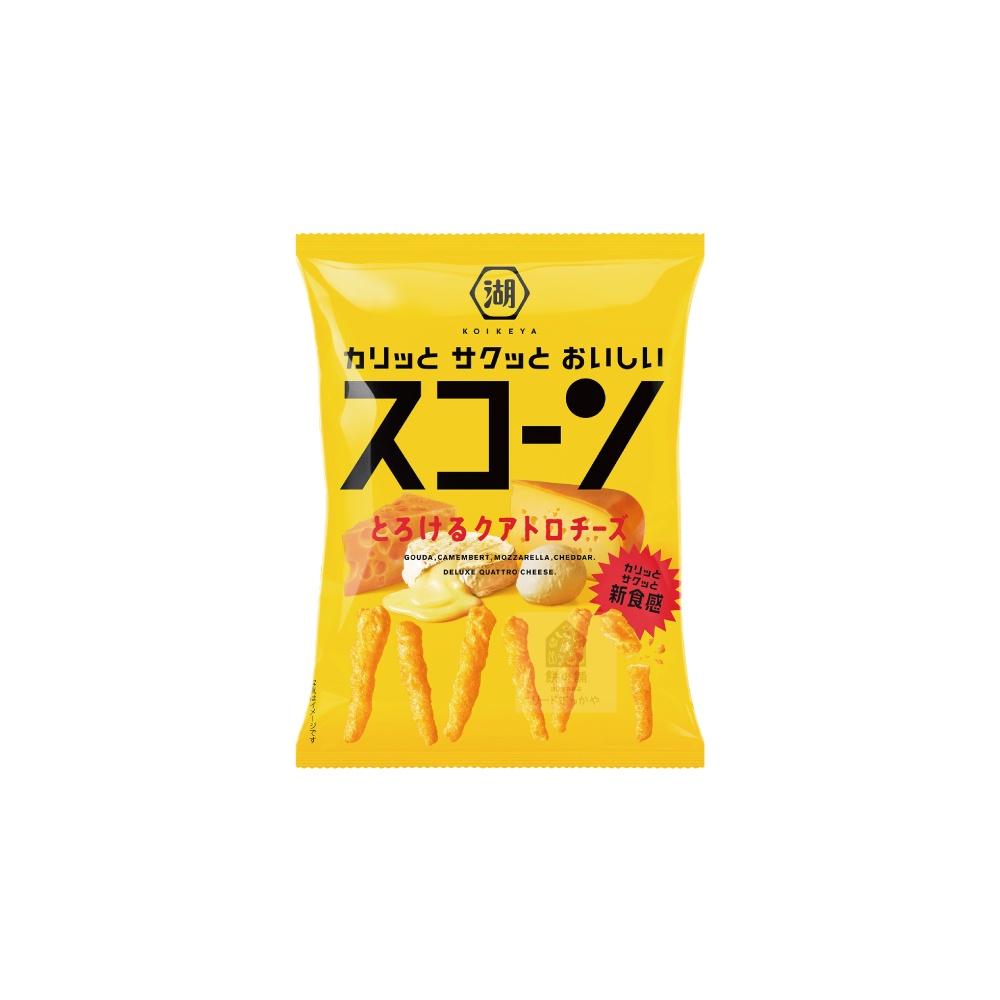 【餅之鋪】日本 湖池屋 新食感 玉米條-起司風味78g 玉米棒 起司❰賞味期限2024.09.25❱