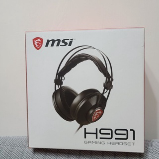 MSI H991 專業電競耳機 微星 GAMING HEADSET 耳機 耳罩式耳機